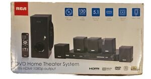BRAND NEW! RCA DVD Home Theater System Black RTD3133H w/ Subwoofer & 5 Speakers
