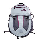The North Face Recon Flex Vent Laptop Backpack School Bag White/Gray / Purple