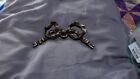 Vintage Solid Brass Ribbon Bow Wall Art Hanging Decor