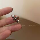 Women Cross Silver Plated Ring