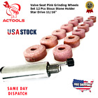 Sioux Valve Seat  Pink Grinding Wheels 12 pcs Stone Holder Star Drive 11/16