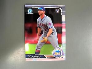 Pete Alonso 2019 Bowman Chrome Rookie RC #48 New York Mets A25