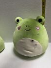 Squishmallow Valentines Philippe Soft Green Frog Heart Cheeks Very See Pics Read