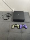Sony PlayStation 4 Pro PS4 1TB Console System CUH-7215B + 2 Controllers - TESTED