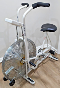 Schwinn AirDyne White Dual Exercise Bike w/ Electronic Control Display Monitor