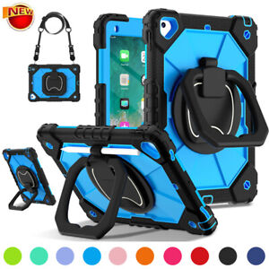 Rotating Heavy Duty Stand Case Cover For iPad 5 /6th 7th 8th 9th 10th Generation