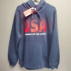 NEW Mens Official 2022 FIFA World Cup Qatar - United States Navy Pullover Hoodie
