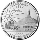 2006 D Nebraska State Quarter.  Uncirculated From US Mint roll.