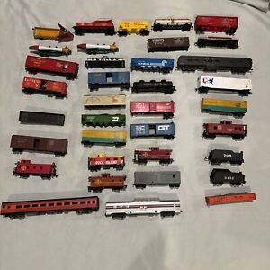 Huge HO SCALE TRAIN CAR LOT OF USED Some Will Need Trucks And/or Couplers