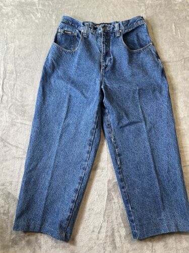 Karl Kani Jeans Men’s Sz 34 Baggy Fit Shirt Length Skater Hip Hop 90s