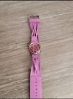 Eton Quartz watch with purple chunky strap Low Nickel