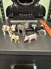 New ListingSchleich Baby Farm Animal Lot Donkey Piglet Puppy Calf Calves Lot of 5