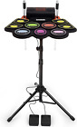 New ListingElectric Kids Drum Set,Electronic Drum Set Practice 9 Pads with Stand,Music Reco
