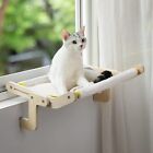 Mewoofun Cat Window Perch for Indoor Cats Sturdy Plush Cat Hammock Bed (Beige)