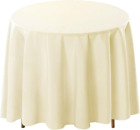 Tablecloth 120 Inch round Polyester Table Cloth for Weddings, Banquets