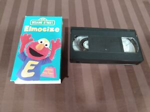 Elmocize VHS 1996 Elmo Kids Video Sesame Street Exercise Workout RARE