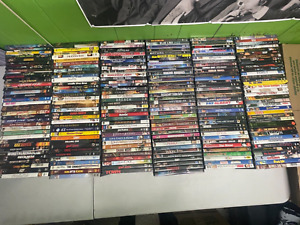 about 220 DVD movie LOT reseller bulk wholesale SOME SEALED NA1