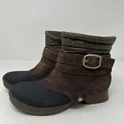 The North Face Winter Snow Boots Womens Size 5 Brown Suede Insulated