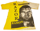 RAZOR RAMON Oozing ORIGINAL Vtg USA 1993 WWF/Titan AOP All Over Print XL T-SHIRT