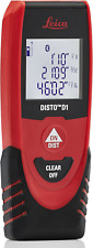 New ListingLeica DISTO D1 120ft Laser Distance Measure with Bluetooth 4.0, Black/Red