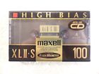1 Single Maxell XL II - S Type II 100 Minute High Bias CD Cassette Tape NEW!