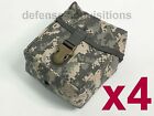LOT OF 4 NEW Military Issue Large ACU IFAK MOLLE First Aid Pouch / Utility Pouch