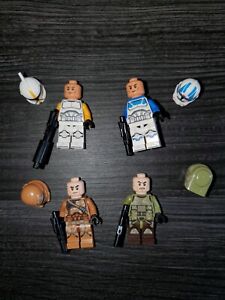 LEGO Star Wars Clone Trooper Minifigures Lot With Blasters