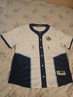 ultra music festival Baseball Style Jersey XL White Navy Baby Blue Embroidered