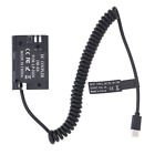 USB-C to LP-E6 Dummy Battery Power Cable for Canon 6D 5D Mark IV III 80D Camera