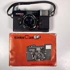 Konica C35 EF Hexanon 38mm F2.8 Compact Camera W/ Flash & Manual Read Desc.