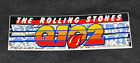 Vintage RARE Q102 The Rolling Stones TEXAS Best Rock & Roll Bumper Sticker