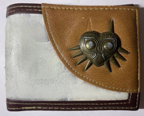 The Legend of Zelda Majoras Mask 3D Official Nintendo Bifold Wallet Used