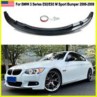 For 2005-09 BMW E92 E93 M Tech Front Lip Splitter 325ci 330ci 335ci Carbon Look