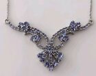 Designer STS Chuck Clemency Sterling Tanzanite Necklace