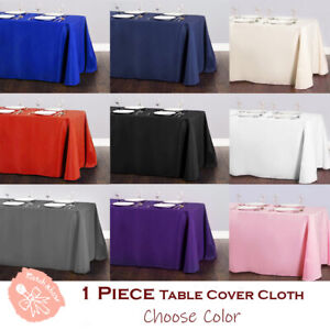 Rectangle Tablecloth Table Cover Party Wedding Linen