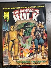 The Rampaging Hulk #9 Marvel Comics Magazine 1978 Avengers Ironman Thor Antman