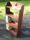 Antique Edwardian oak bookcase, neat and practical, fast economy delivery