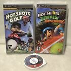 3 Game Sony PSP Lot Bundle Sealed Hot Shots Golf Tennis Wipeout Pure Loose