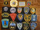 Vintage Obsolete Police Patches Mixed Lot Of 18.  Item 324