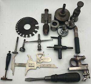 Vintage Watchmakers Machinists Tools Lot
