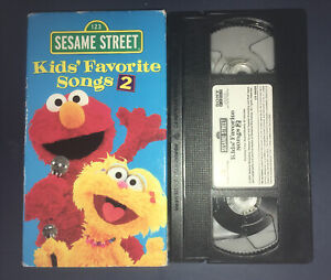 Sesame Street - Kids' Favorite Songs 2 (VHS, 2001)