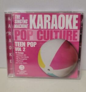 Karaoke Pop Culture Teen Pop Vol 2 CD The Singing Machine CD Brand New