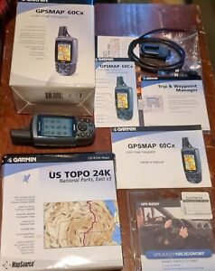 Garmin GPSMAP 60Cx  w/ US TOPO 24K National Parks East & GPS Buddy