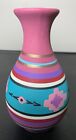 VTG Pottery Vase Hand Painted 5”