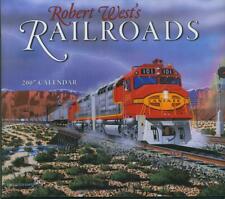 TRAINS RAILROADS WALL ART CALENDAR 2007 Robert West