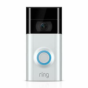 Ring Video Doorbell 2 with HD Video 1080P, Motion Activated Alerts, Night Vision