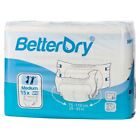 BetterDry Adult Diapers w/ Plastic Backing