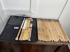 Vic Firth Drum Stick Bag W/ Tons Of Sticks Tenor Swizzle Quadbale MTS1 Hybrid +