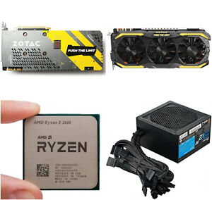 Nvidia Geforce GTX 1070 Ti with AMD Ryzen 5 3600 6 Core Processor Seasonic PSU