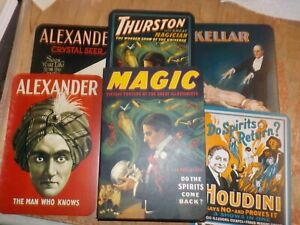 32 Magic Postcards set Houdini Thurston  Kellar Alexander